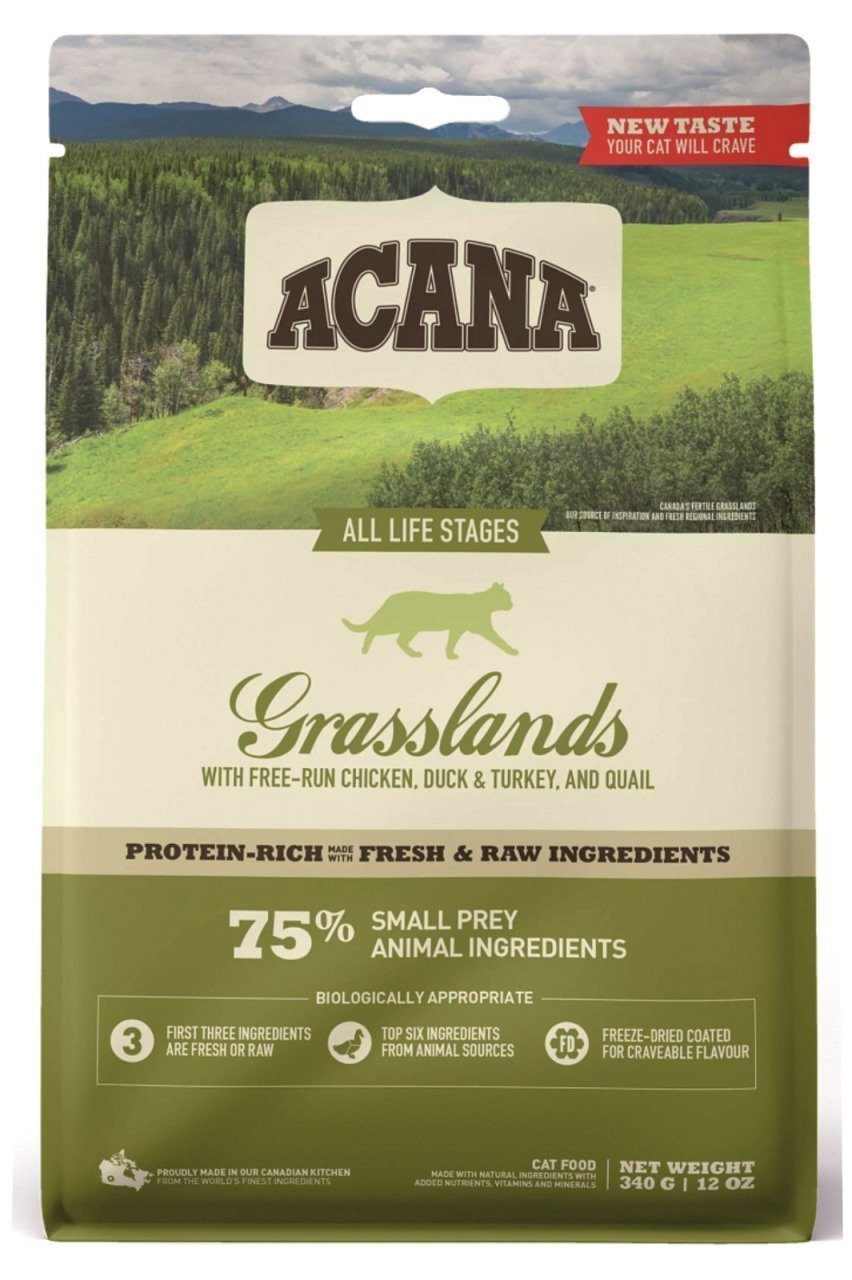 ACANA Grasslands Kedi Maması 1,8kg (Tüm ırk ve yaşam evreleri için)
