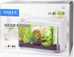 Hailea E60 Akvaryum Natur Biotop 60 lt. (Beyaz)