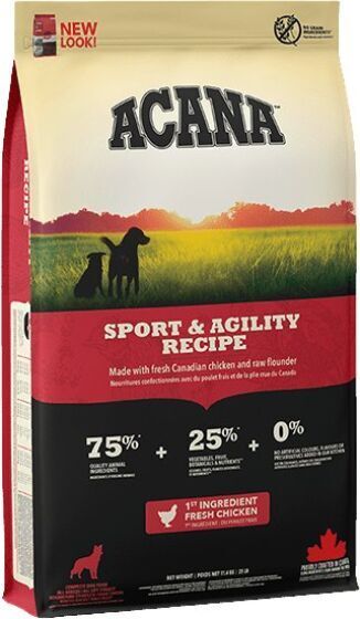 Acana Heritage Sport Agility Köpek Maması 11.4kg (Fazla Hareketli Köpekler için)