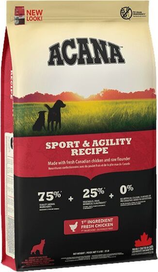 Acana Heritage Sport Agility Köpek Maması 17kg (Fazla Hareketli Köpekler için)