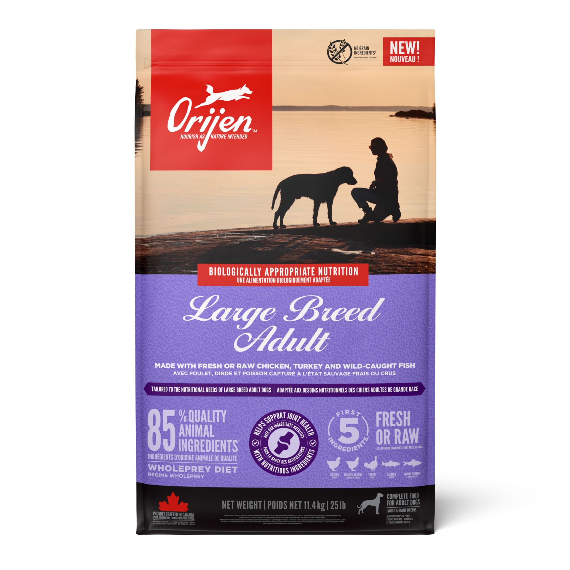 ORIJEN Adult Large Breed 11,4kg - (Büyük Irk Yetişkin ) Köpek Maması