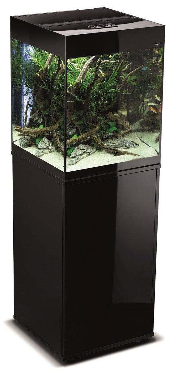 AQUAEL GLOSSY CUBE  SİYAH (50x50x63cm) 135L