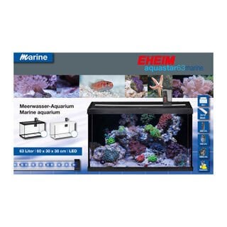 EHEIM aquastar 63 Siyah Deniz Akvaryumu