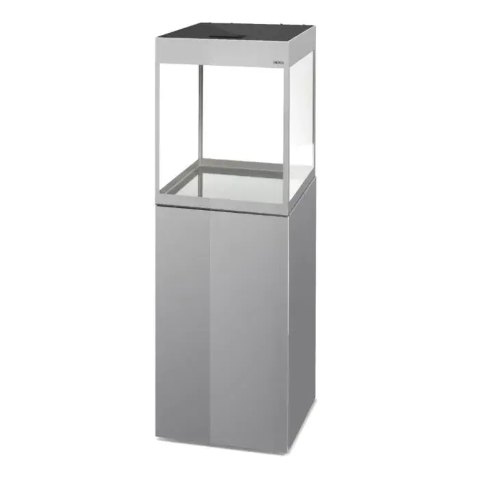 AQUAEL GLOSSY CUBE  GRİ SEHPALI (50x50x63cm) 135L