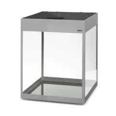 AQUAEL GLOSSY CUBE  GRİ SEHPALI (50x50x63cm) 135L
